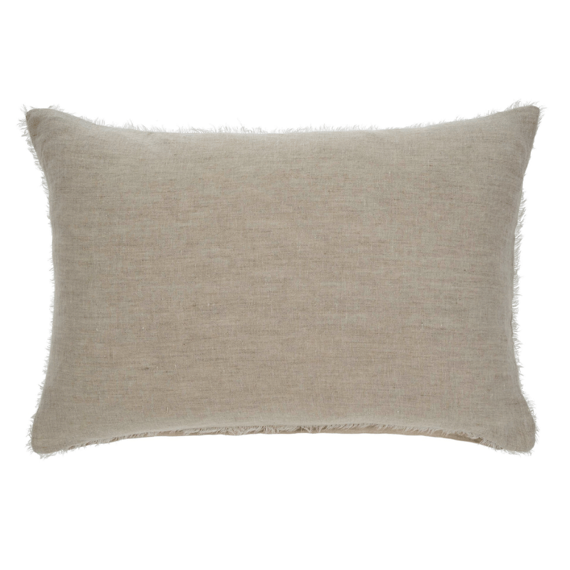 Linen lumbar pillow sale