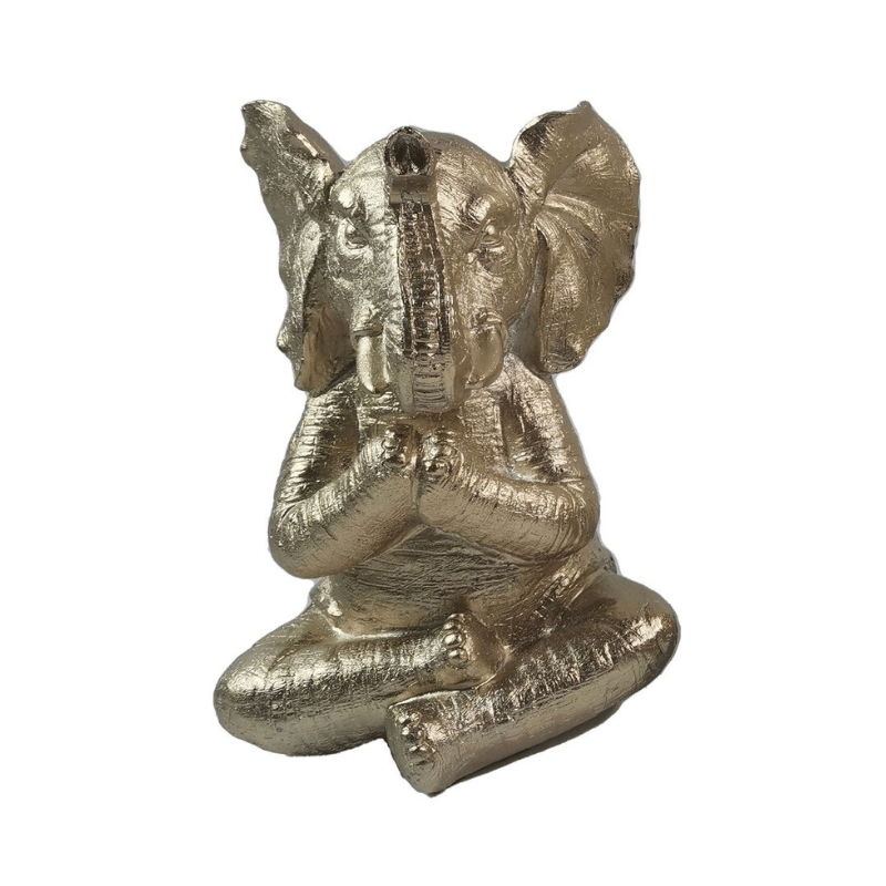 Huey Gold Yoga Elephant