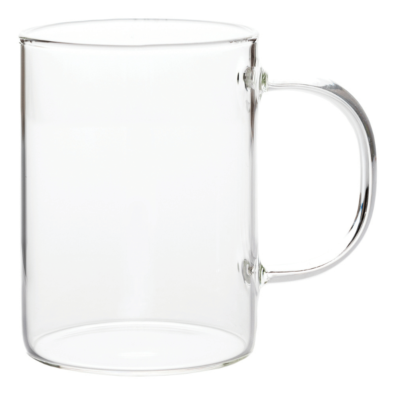 Aroma Glass Coffee Mugs - Set of 2