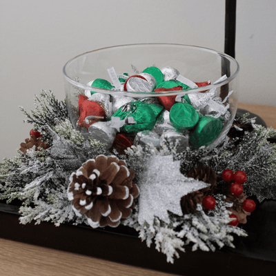 Snowy Cone & Berry Candle Ring