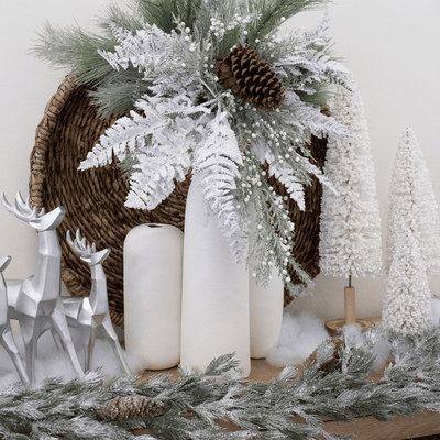 Medium Pearl Shimmer Cone Tree