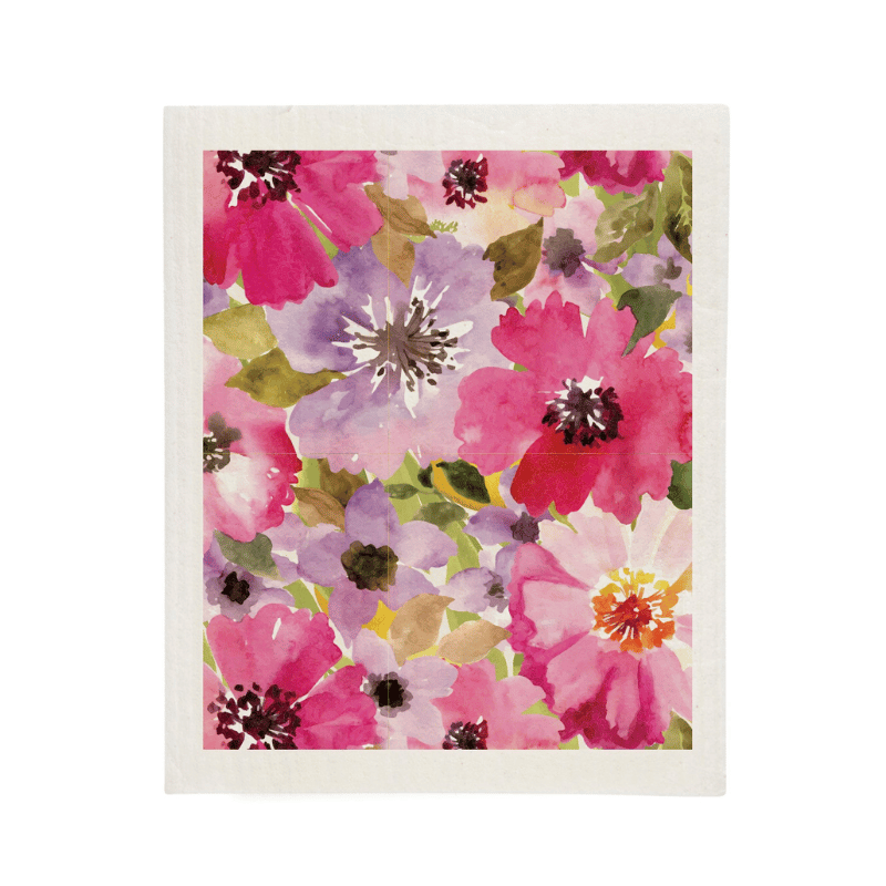 Pink Daisy Sponge Cloth