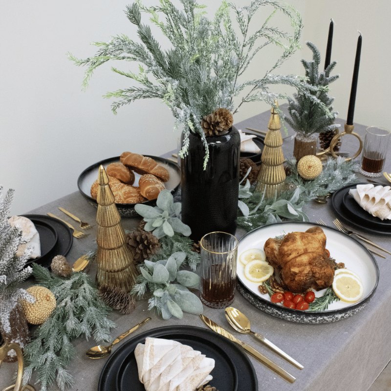 Glittered Pine Garland