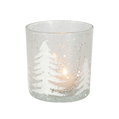 Glitter Tree Candle Holder