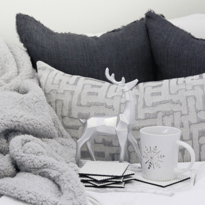 Silver Snowflake Mug