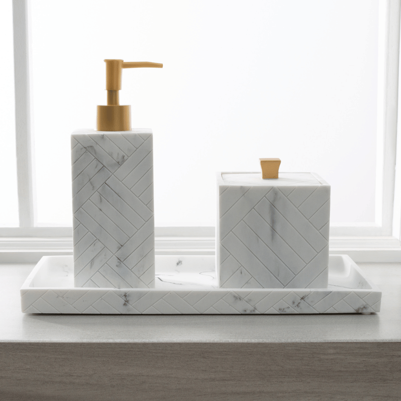 Tripoli Herringbone Soap Pump