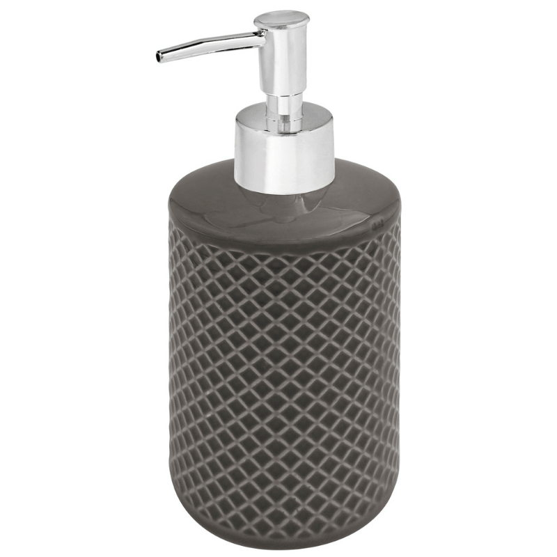 Charcoal Textured Ceramic Soap Pump