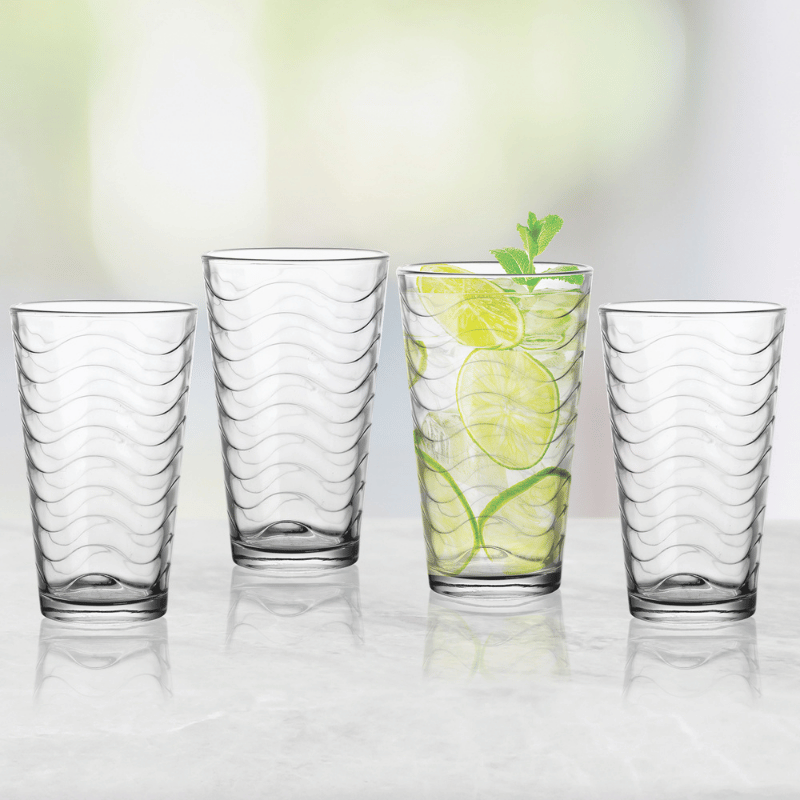 Charm Highball Drinking Glasses - Set of 4