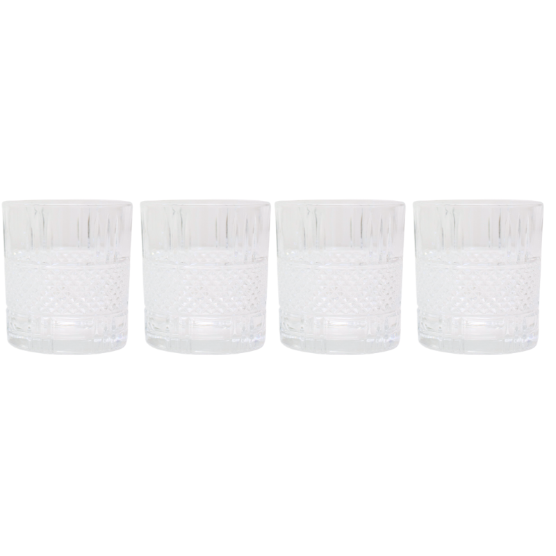 Lynx Double Old Fashioned Drinking Glasses - Set of 4