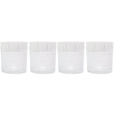 Lynx Double Old Fashioned Drinking Glasses - Set of 4