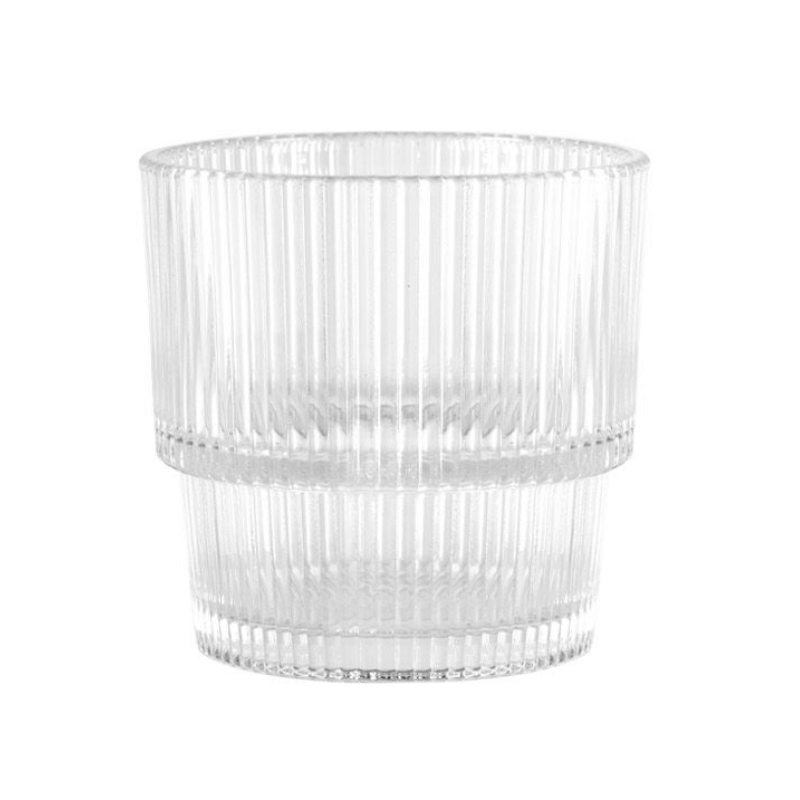 Capri Clear Double Old Fashioned Glasses - Set of 4