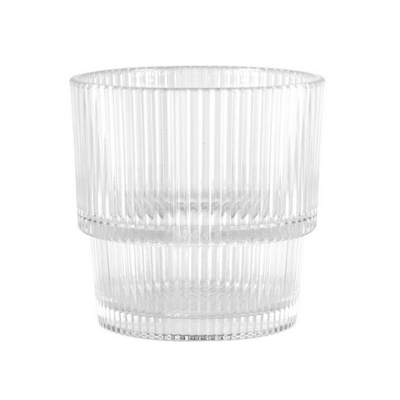 Capri Clear Double Old Fashioned Glasses - Set of 4