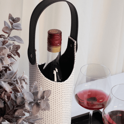 White Diamonds Bottle Carrier with Handle