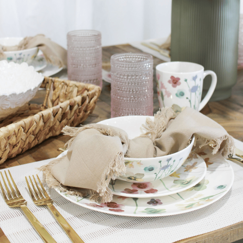 White Loom Placemat