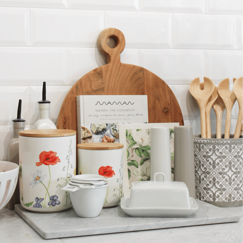 Spanish Tile Utensil Holder