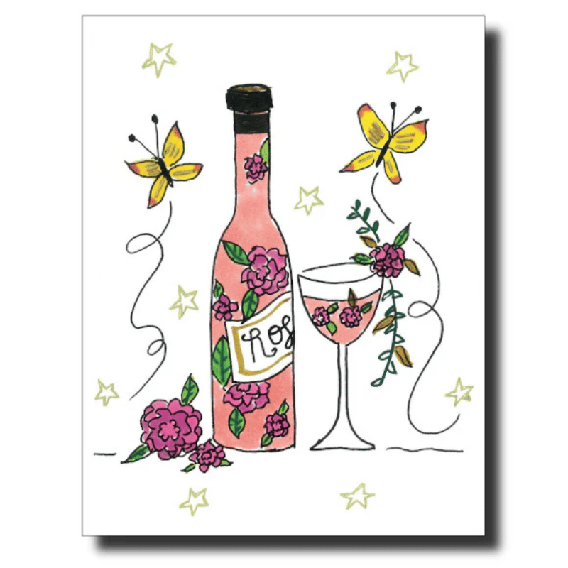 Vino in Spring Greeting Card