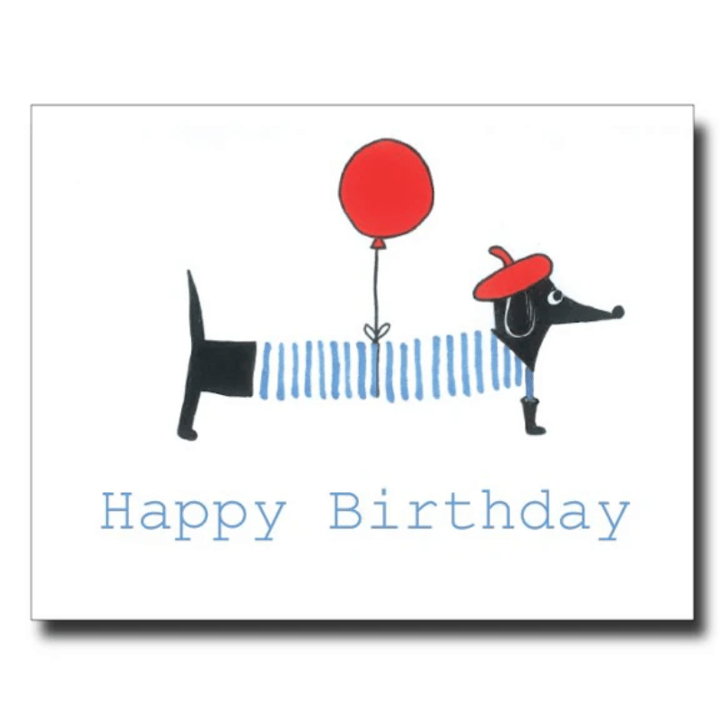 Le Chien Greeting Card