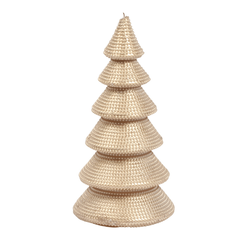 Metallic Gold Large Tree Candle