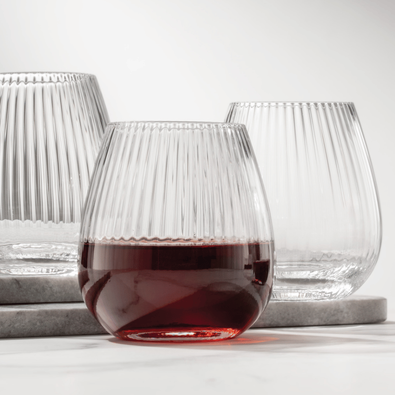 Divo Stemless Wine Glasses - Set of 4