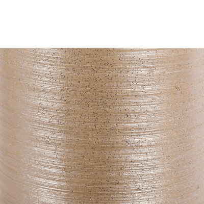 Metallic Gold Glitter Pillar Candle