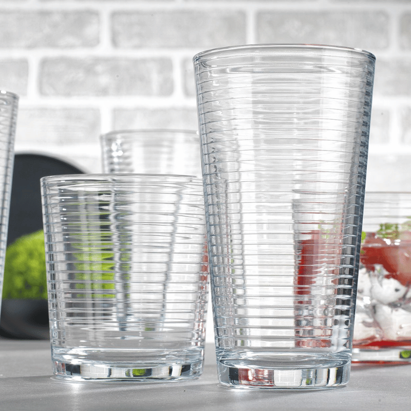 Modern Solar Drinking Glasses - Set of 12