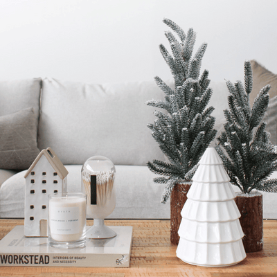 White Tree Cookie Jar