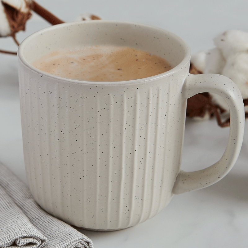 Sesame Embossed Mugs - Set of 4