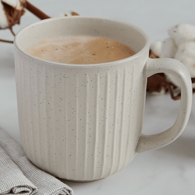 Sesame Embossed Mugs - Set of 4