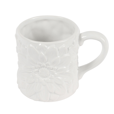 White Dahlia Mug