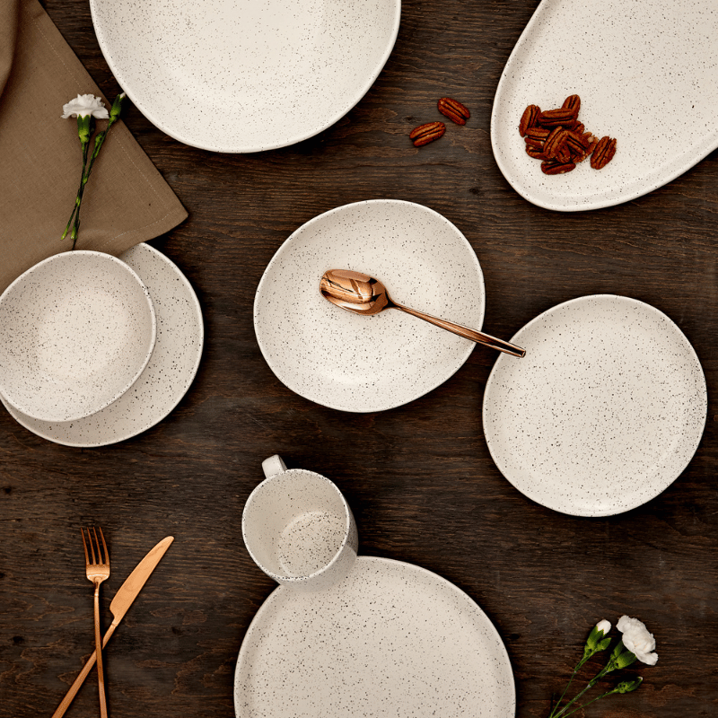 Moonlight Speckled Serving Bowl