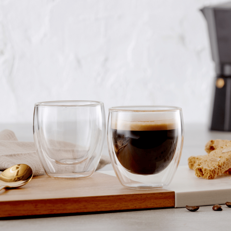 Barista Double Wall Espresso Cups - Set of 2