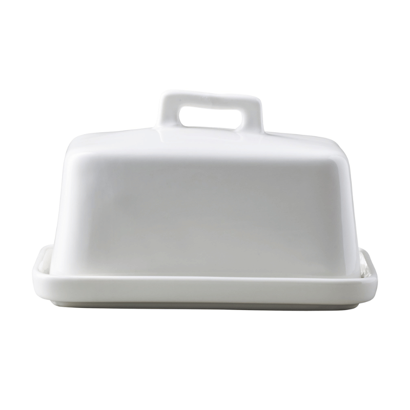 White Butter Dish