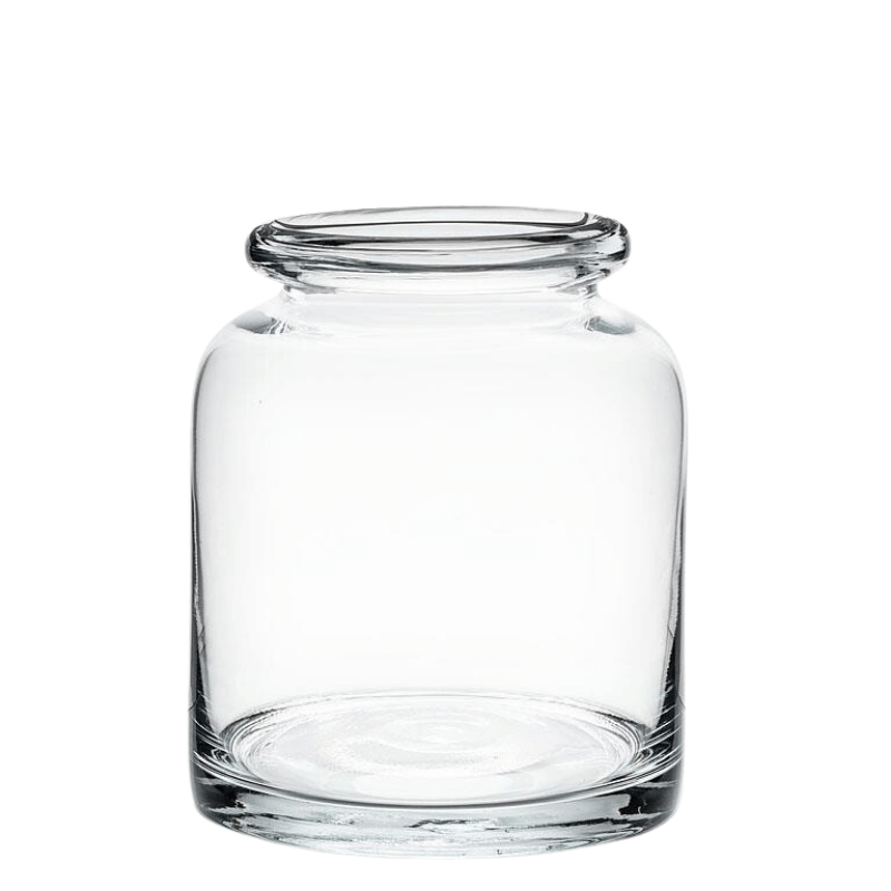 Wide Roll Top Bottle Vase