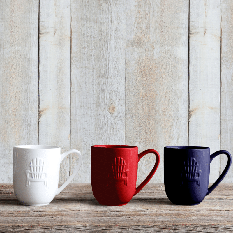 Red Adirondack Mug