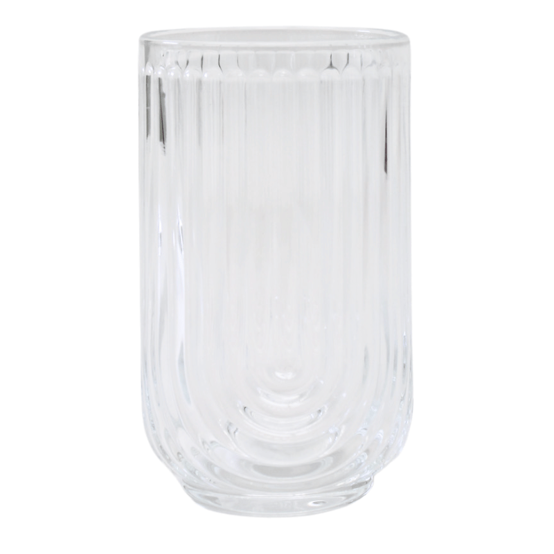 Apollo Ribbed Arch Highball Glasses - Set of 4