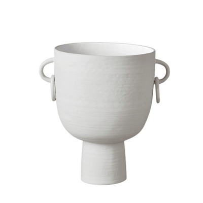 White Vase with Handles