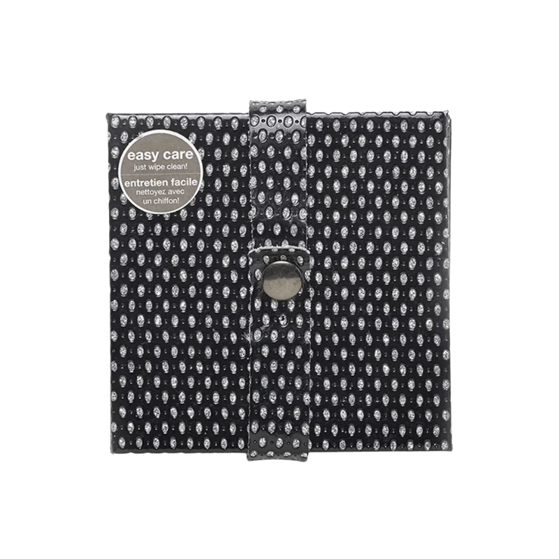 Diamonds Black Coasters - Set of 6