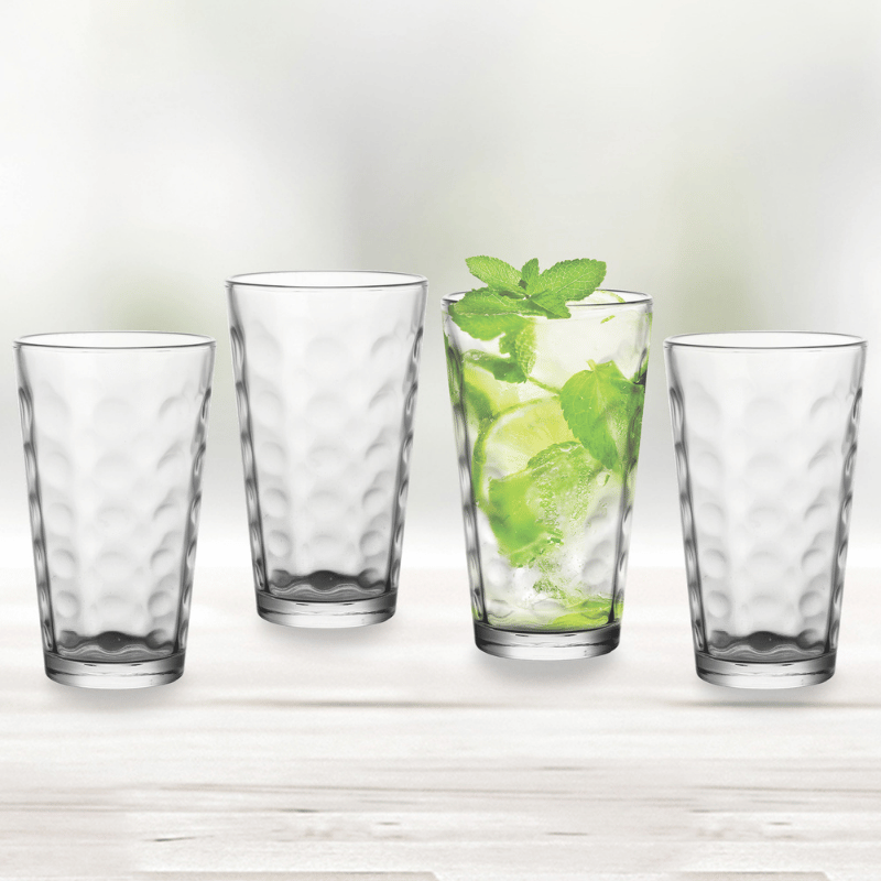 Aura Highball Drinking Glasses - Set of 4