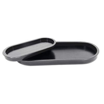Small Black Oval Platter