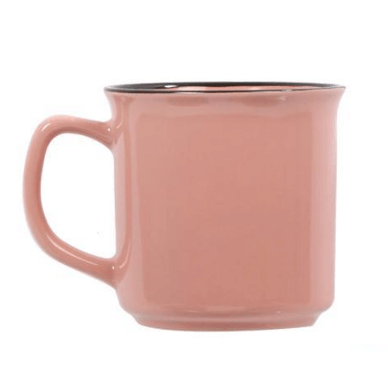 Enamel Look Mug - Pink