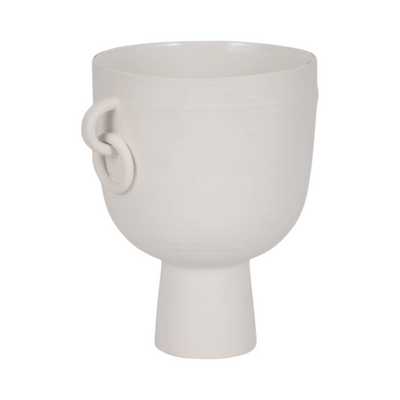 White Vase with Handles