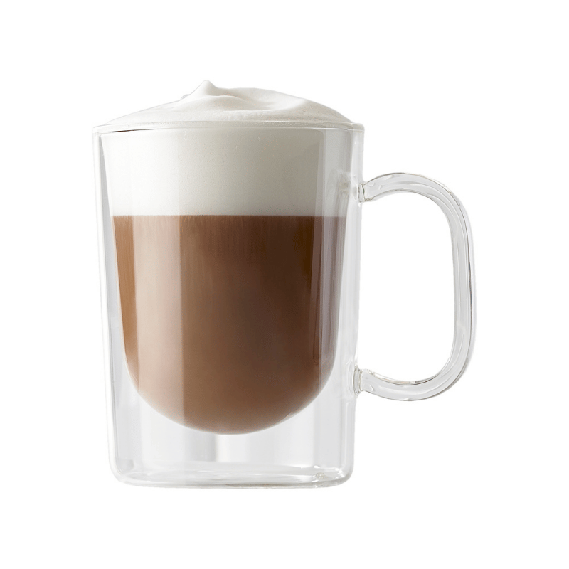 Mod Double Wall Cappuccino Mugs - Set of 2