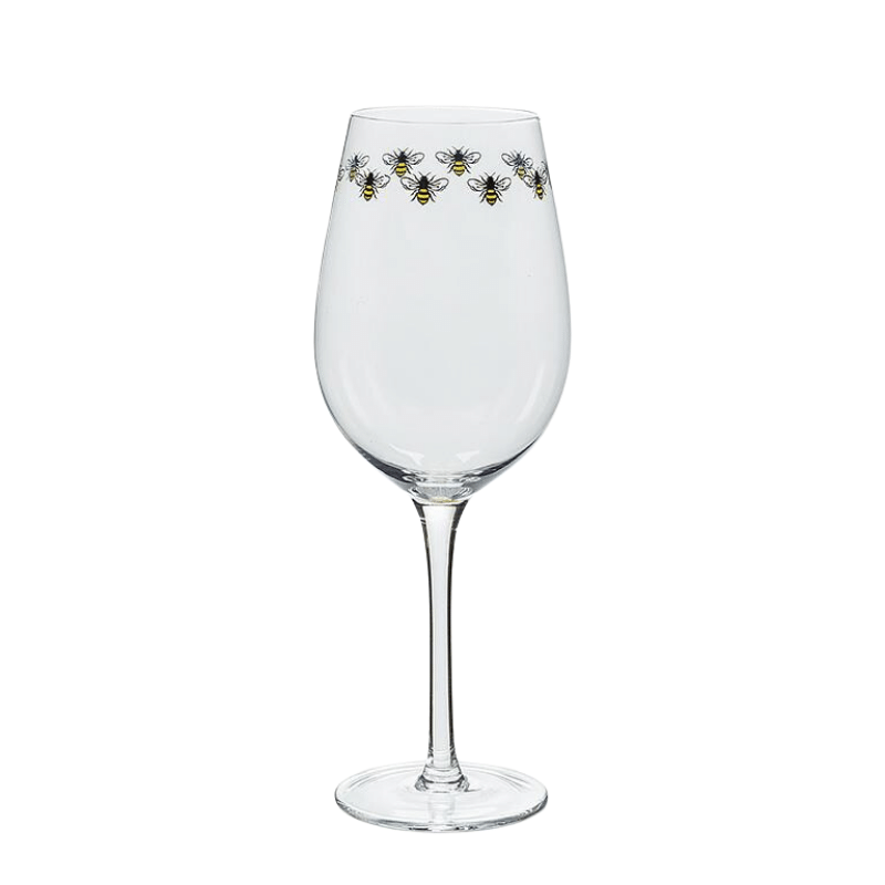 Bee Wine Glass