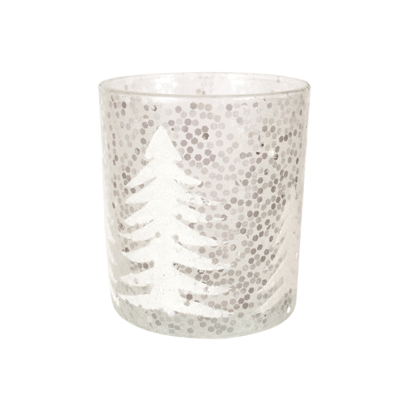 Glitter Tree Candle Holder