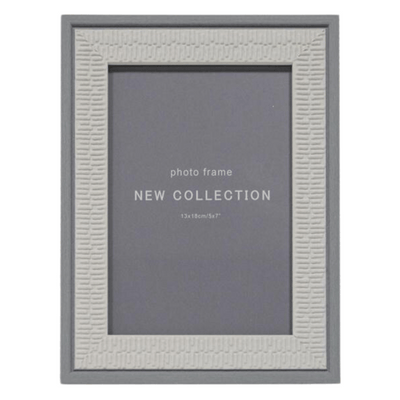 5x7 Grey Wood Alea Picture Frame