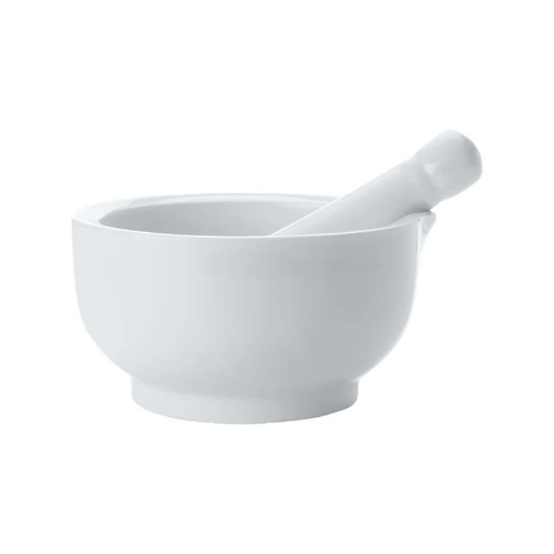 White Basics Morter & Pestle