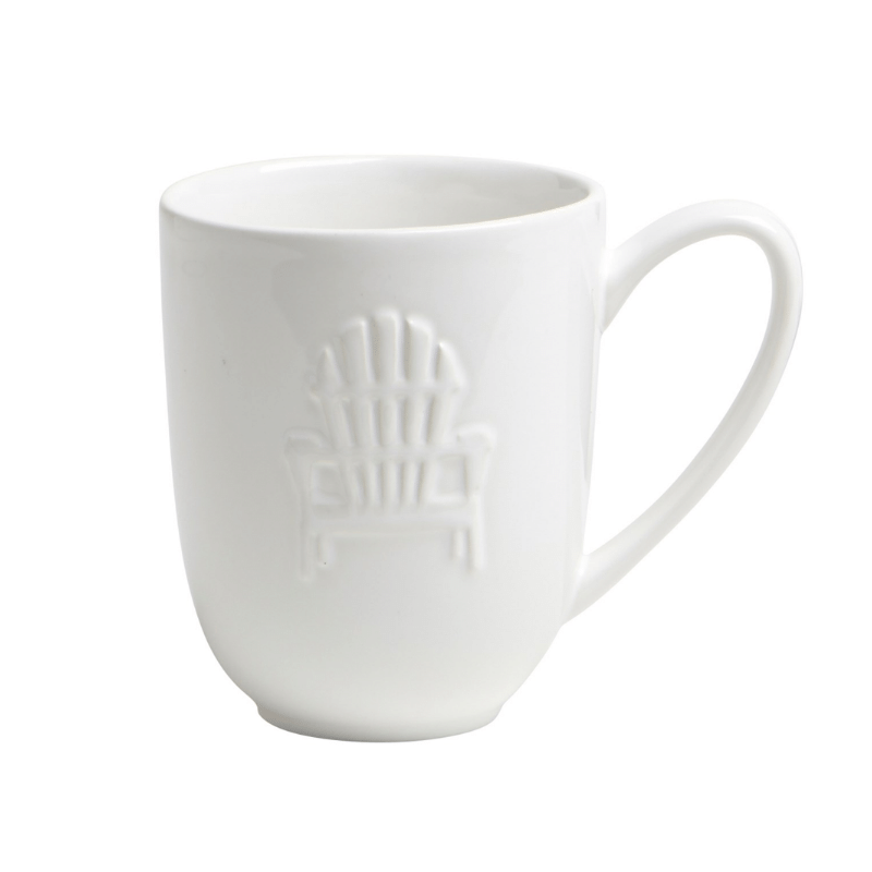 White Adirondack Mug