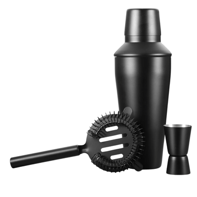 3-Piece Black Opera Cocktail Mixer