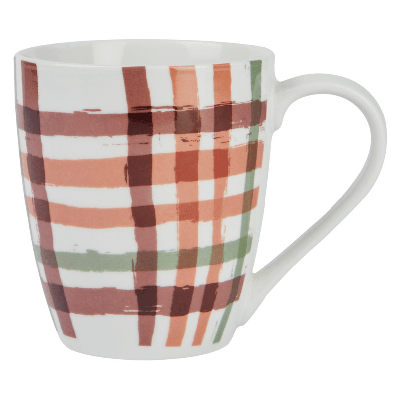 Autumn Plaid Mug