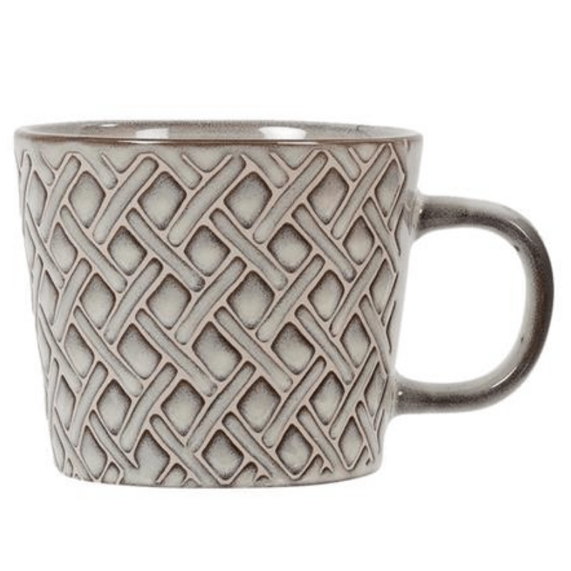 Reactive Glaze Mug - Diamonds